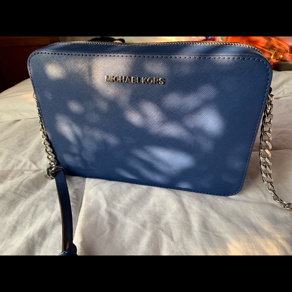 Michael Kors Sapphire Leather Crossbody